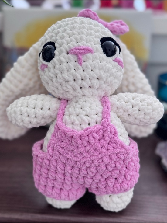 Other - Super Cute ‘Hazel’ The Bunny Crochet, Handmade Crochet Decor Gift